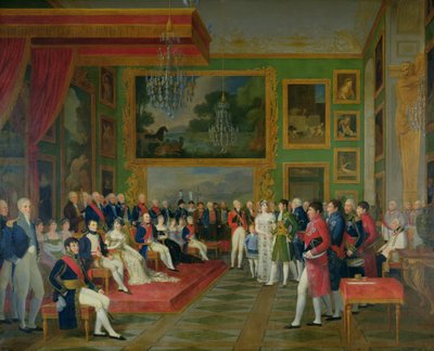 The Marriage of Eugene de Beauharnais to Amalie Auguste of Bavaria in Munich, 13th January 1806, 1808 by Francois Guillaume Menageot